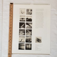 Michael Kenna Calendar Photography 2009 Nazraeli Press Cover SIGNED 17¾” X 13½”
