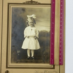 Antique 1910 Photo Alice Stransky Elite Studio Owatonna MN Toddler Girl J-5