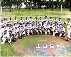 1955 Brooklyn Dodgers Spring Training 8×10 Colorized Print-FREE SHIPPING