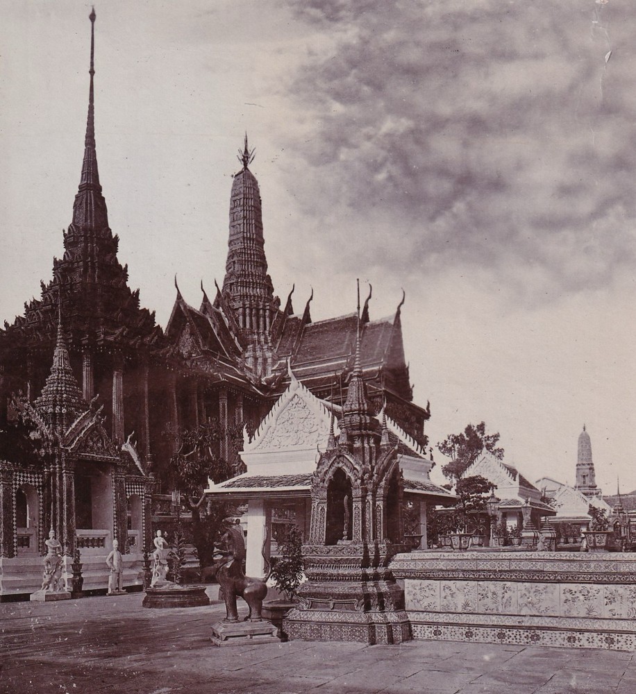 Robert Lenz (1864-1939) – Siam Bangkok Temple – Circa 1910