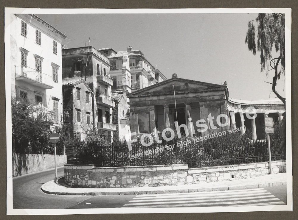 Photo Greece Corfu Pavilion Temple Building Street Architecture Classic 196
