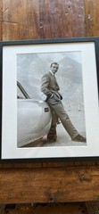 Framed Sean Connery Print James Bond Black & white Sonic Editions 74/495 007
