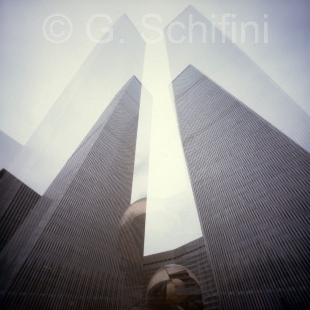 2 Twin Towers World Trade Center 9/11 Pinhole Photograph Archival Giclée Print