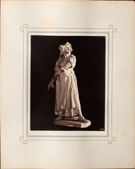 György Klösz album print Vienna World Exhibition 1873 sculpture woman Malfatti