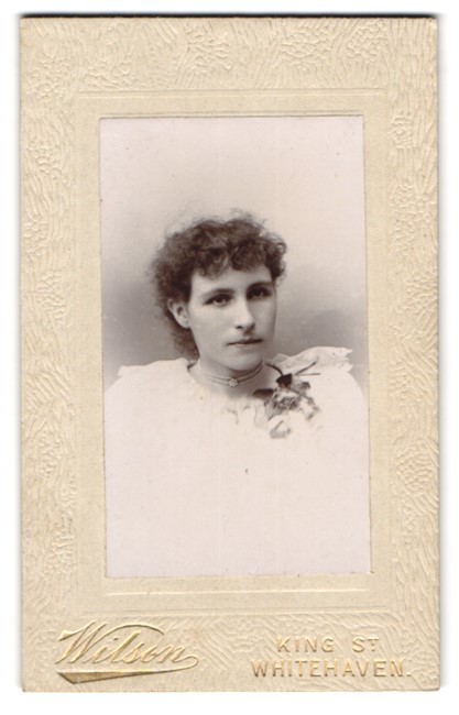 Photograph Wilson, Whitehaven, King St, Portrait of a Young Woman in Elegant