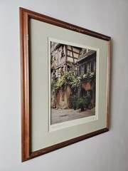 ART – Original Vintage Signed Alan King Photograph 22×20 Framed 35mm Art VTG 89