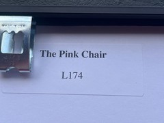 The Pink Chair by Michael Brown Lenticular 3-D Picture Framed Artwork Framed Art