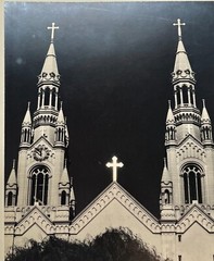 Original ANSEL ADAMS ‘Spires of St. Peter and Paul Church, San Francisco’ PHOTO