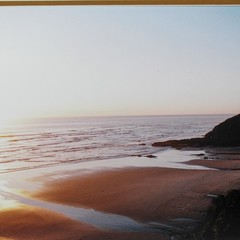James A. Lea Photography Ocean Beach Photograph Coast Signed Matted Art Decor