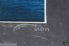 WOW Nice Signed Artist Golden Gate Bridge San Francisco CA Photograph Rare