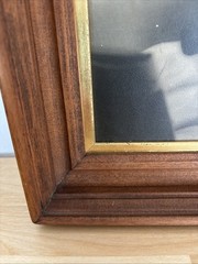 Vintage 12.5 x 10.5 DW Photo Actor Maurice in Wood Frame With Gold Leafing