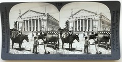 Guatemala Before The National Theatre Photo Stereo Stereo Image Vintage