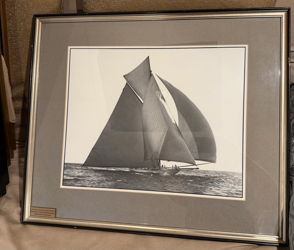 Rosenfeld Collection “Reliance” Charles Edwin Bolles Framed Maritime Print
