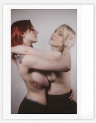 Art models Hexmotel and Lauren Instax Wide Instant Film Print