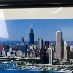 Chicago Skyline Panorama Print Navy Pier Unframed Dry Mounted Blakeway James