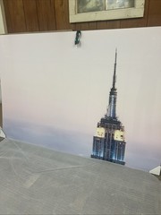 Empire State Building Giant Scale Plexiglass Mounted Photograph