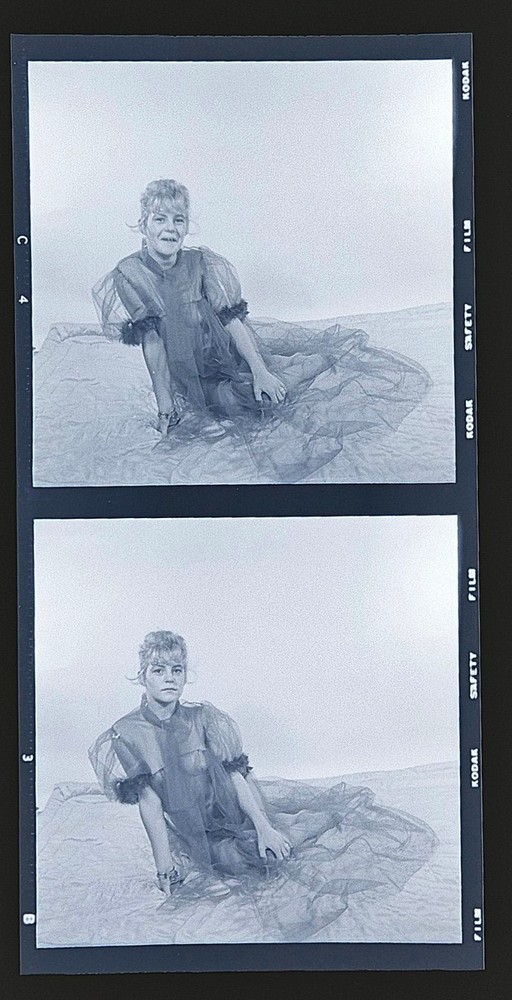 Bunny Yeager Estate Vintage Original Negative of a Blonde Beauty
