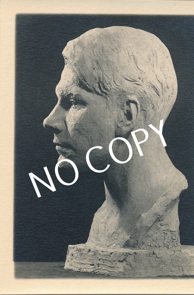 Art Photo From The Estate Of Photographer Will Burgdorf Hannover Male Bust