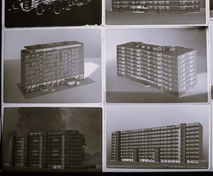 Sigrid Neubert? Architectural Skyscrapers Berlin 19 x Large Glass Negatives