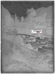 Pyrenees River, Vintage Glass Photo Plate, Black & White Negative 9X12 CM