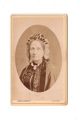 CDV photo woman portrait/woman Lucerne around 1880