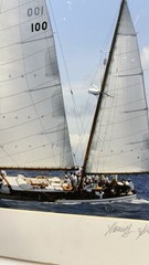 Harry Kramer Signed Ltd Ed Yacht Photo Numbered Sailboat Maritime Print 16×20