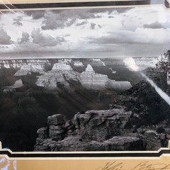 Fine Art Photography GRAND CANYON 2014 Alain Briot signed Custom Mat B&W