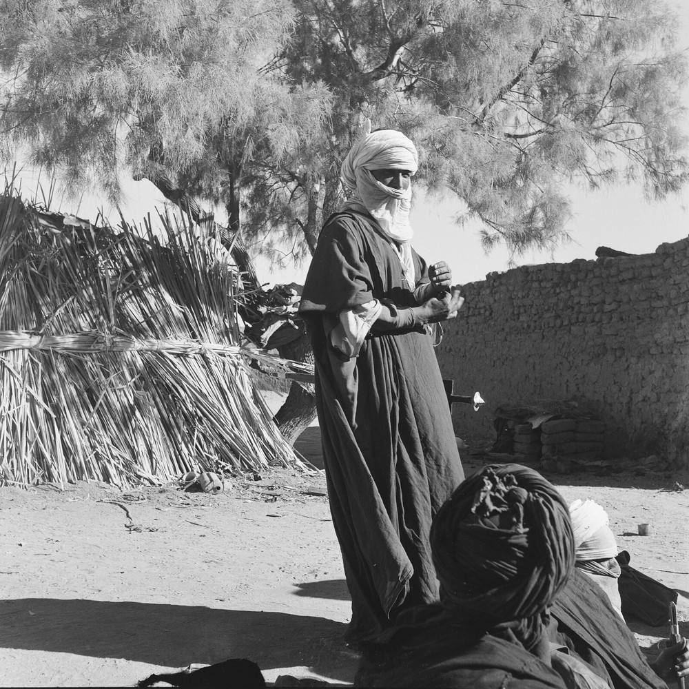 Photo On BARYTE Paper Algeria 1960 Size 40x40cm