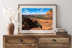 Devils Bridge Photography Print: Sedona Arizona Desert Southwest Landscape Photo