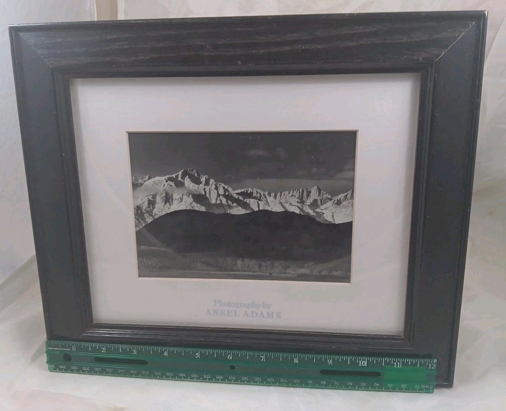 1944 ANSEL ADAMS “WINTER SUNRISE” SIERRA NEVADA FROM LONE PINE EXHIBITION PRINT