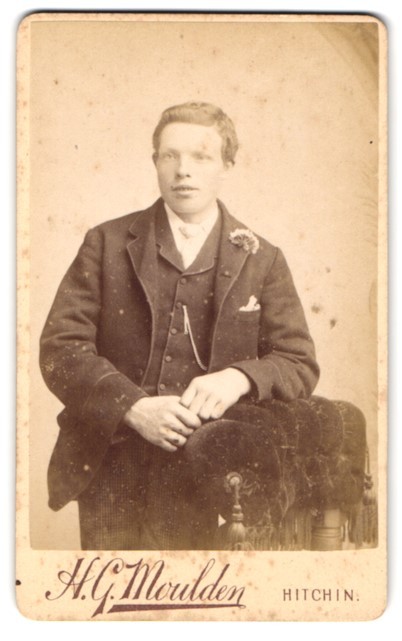 Photograph H.G. Moulden, Hitchin, The Biggin Studio Second turning from Market