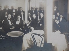 Rare Vtg 1910s TAU Cross Society Photograph Secular Franciscan Fraternity 1914