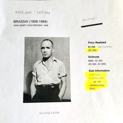 1955 1968 Brassai Jean Genet Portrait 8×10 Photo VTG Photogravure Art Authentic