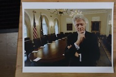 Arnold Newman (1918-2006): President Bill Clinton, the White House Cabinet Room