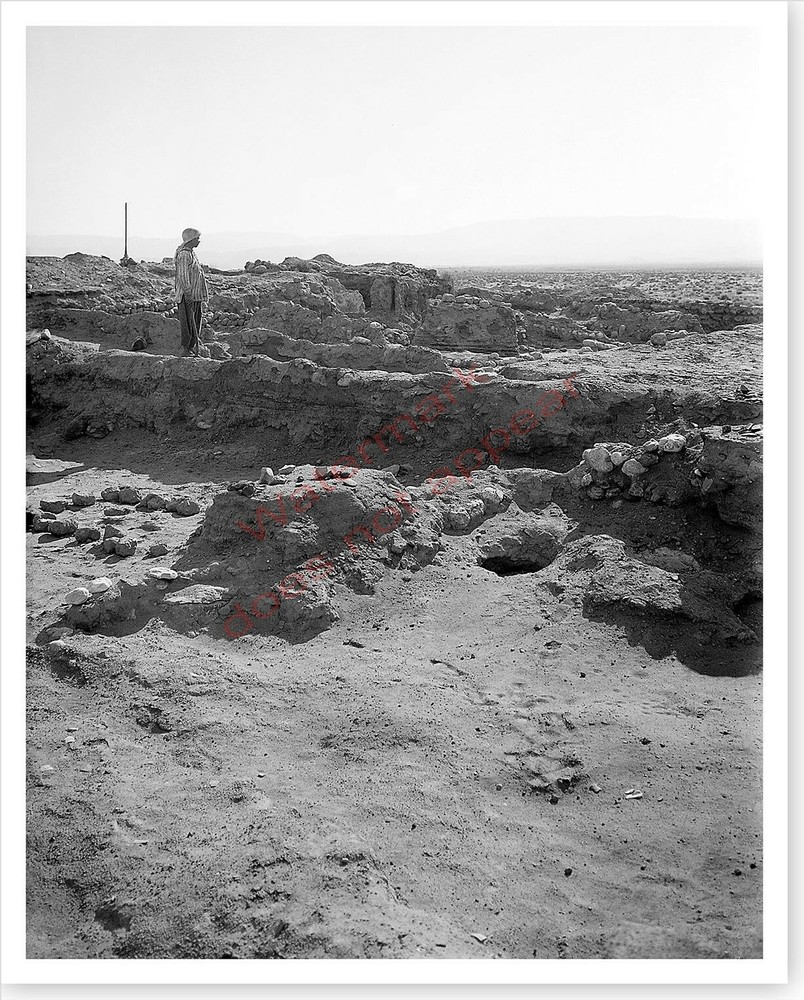 Tell Ghassul-Sodom Jordan Holy Lands Circa 1920’s Silver Halide Photo #1
