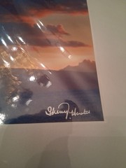 Palm Tree At Dusk Photo Matted Unframed Signed Sherry Hunter New