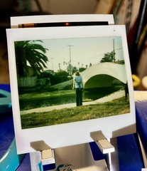 Polaroid Photo Wasted Youth – lost Women Contemplation of the End LA circa 1978