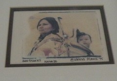 Native American Navajo enhanced photography Mother & papoose by Venus Masci