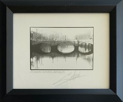 Giles Norman – original, signed print (Dublin, 1981) in original frame