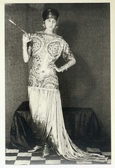 Peggy Guggenheim In Poiret Gown Art Print Card Photo By Man Ray Fotofolio 4”x6”