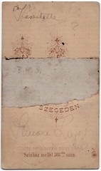 Beauty from Szeged, Original CD Photo Circa 1870