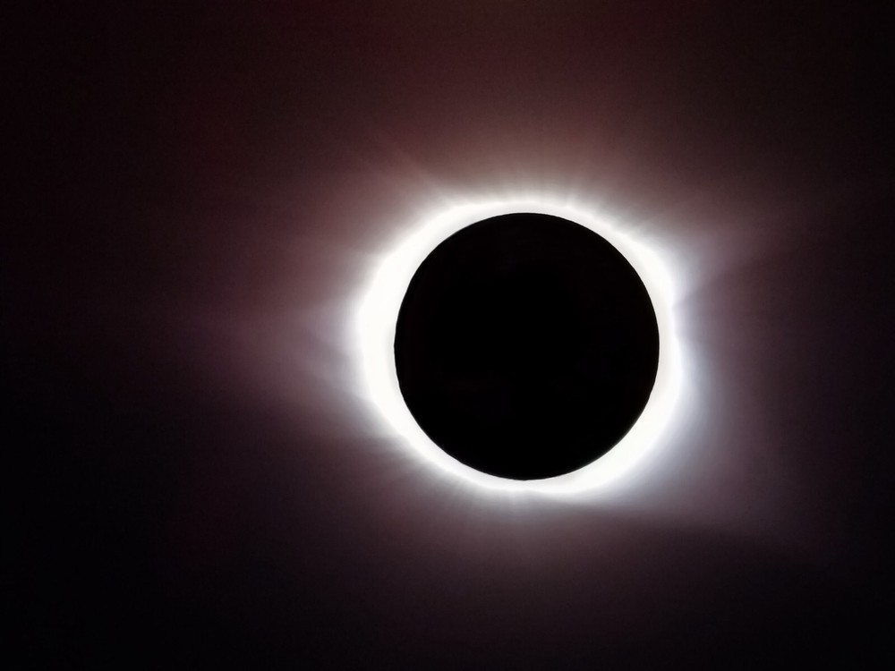 The Great American Eclipse – 12”x18” Metal Aluminum Sheet Print – Glossy