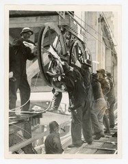 Construction of Golden Gate Bridge San Francisco CA Historic 1936 Press Photo