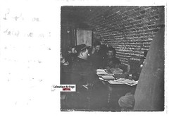 Bouchoir Soldiers, Plate Glass Stereo, Positive Antique Black & White