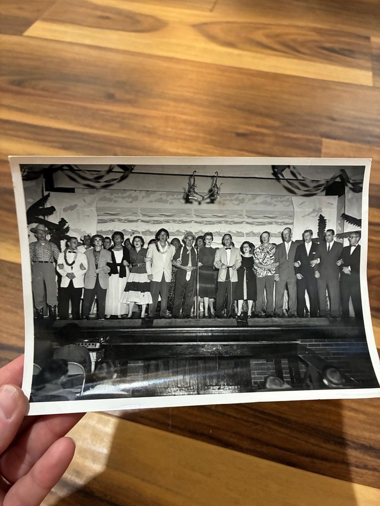vintage black and white theatre photo