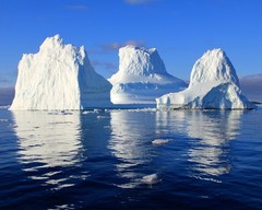 Glacier Lake Scenery, Frozen Iceberg 8″x10″ Photograph Print 8×10