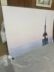 Empire State Building Giant Scale Plexiglass Mounted Photograph