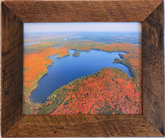 Forest Lake, Land O’ Lakes, Wisc. Vilas County Aerial Photograph. Frame Optional