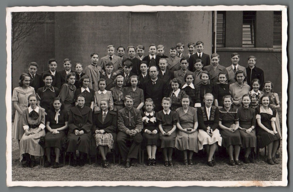 Photography class photo exam 1951 Oberlinhaus Essen (b2019)