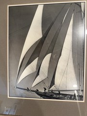 Rosenfeld Collection “Migrant Headsails” Framed Maritime Photo Mystic Seaport